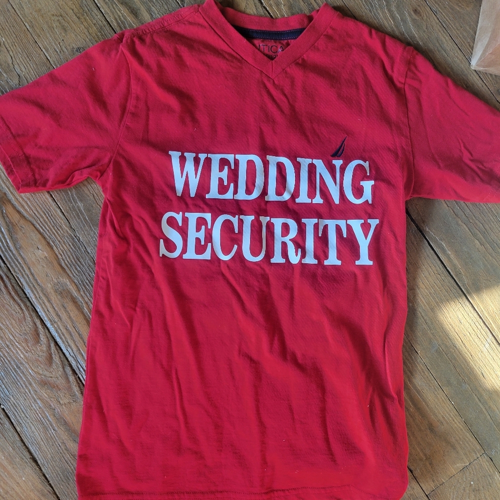 Wedding security red size 8 Nautica brand